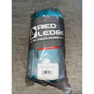 Red Ledge Thunderlight Jacket Blue Hawaiian Konstantina Unisex 2XL Rain Coat